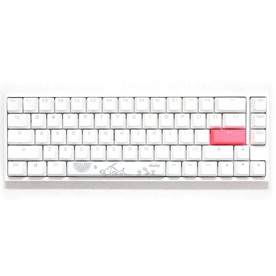 Клавиатура Ducky One 2 RGB SF White Cherry MX Silent Red - фото 10