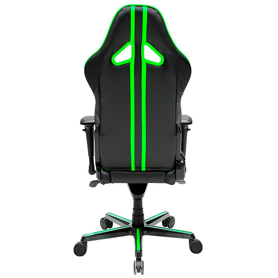 Игровое кресло DXRacer Racing OH/RV131/NE, черный/зеленый, искусственная кожа - фото 4