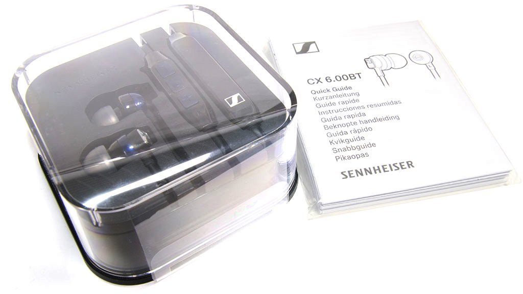 Упаковка и комплектация Sennheiser CX 6.00BT Wireless