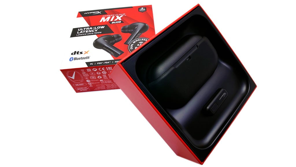 Комплект поставки HyperX Cloud MIX Buds Wireless