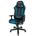 Игровое кресло DXRacer King OH/KS99/NB, черный/синий, искусственная кожа