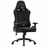 Игровое кресло VMMGame Fiber Black, ткань, черный